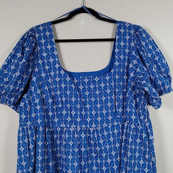Rhode x Target Blue Eyelet Babydoll Dress Size 2X - Picture 5 of 11